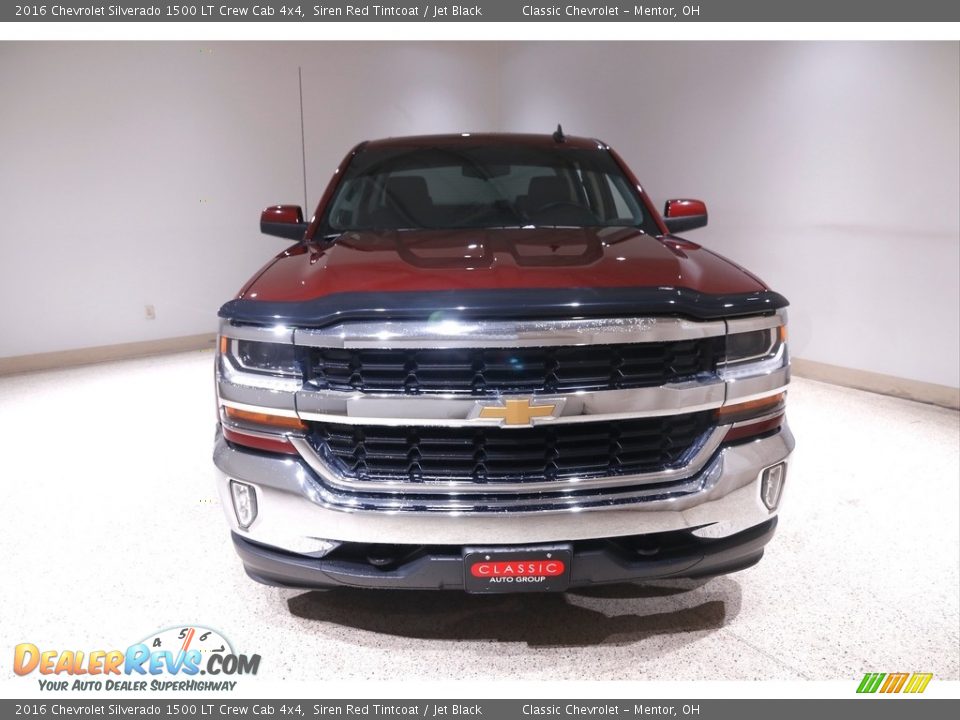 2016 Chevrolet Silverado 1500 LT Crew Cab 4x4 Siren Red Tintcoat / Jet Black Photo #2