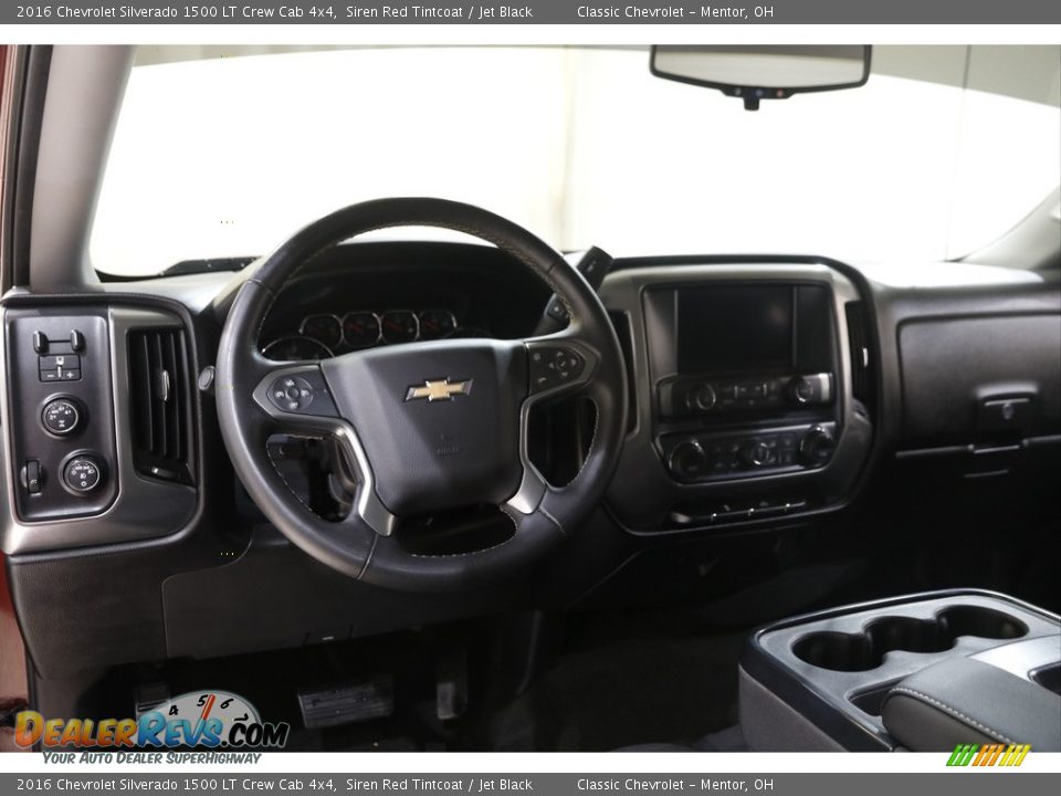 2016 Chevrolet Silverado 1500 LT Crew Cab 4x4 Siren Red Tintcoat / Jet Black Photo #7
