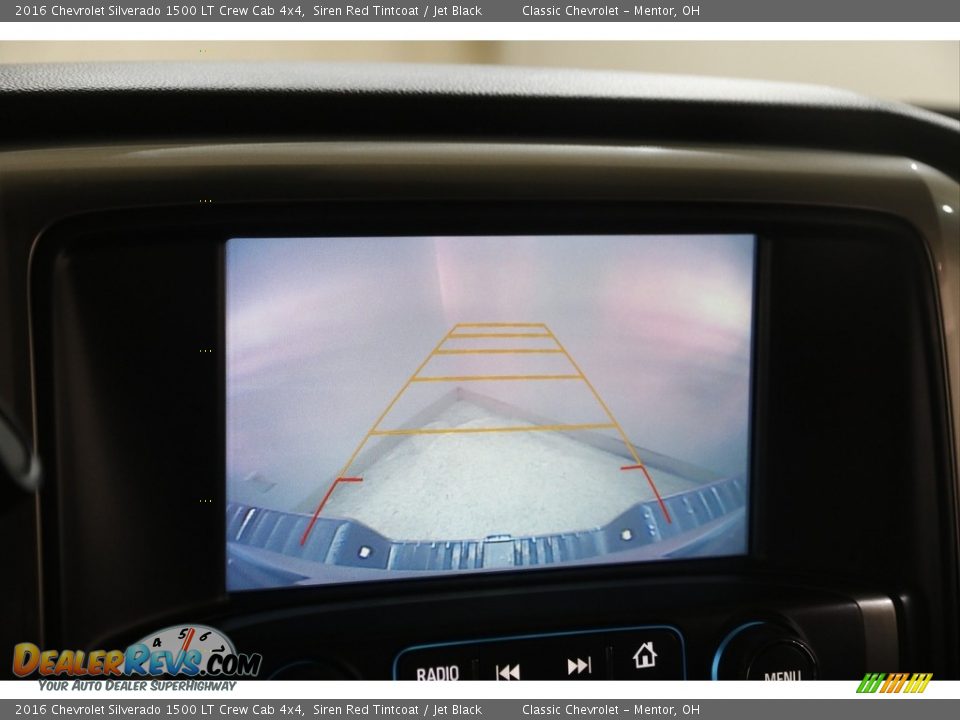 2016 Chevrolet Silverado 1500 LT Crew Cab 4x4 Siren Red Tintcoat / Jet Black Photo #14