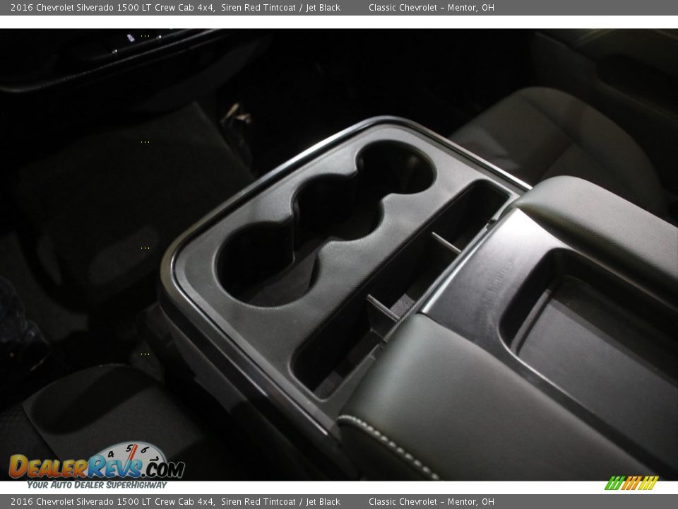 2016 Chevrolet Silverado 1500 LT Crew Cab 4x4 Siren Red Tintcoat / Jet Black Photo #15