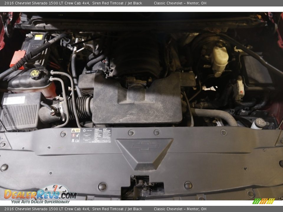 2016 Chevrolet Silverado 1500 LT Crew Cab 4x4 Siren Red Tintcoat / Jet Black Photo #20