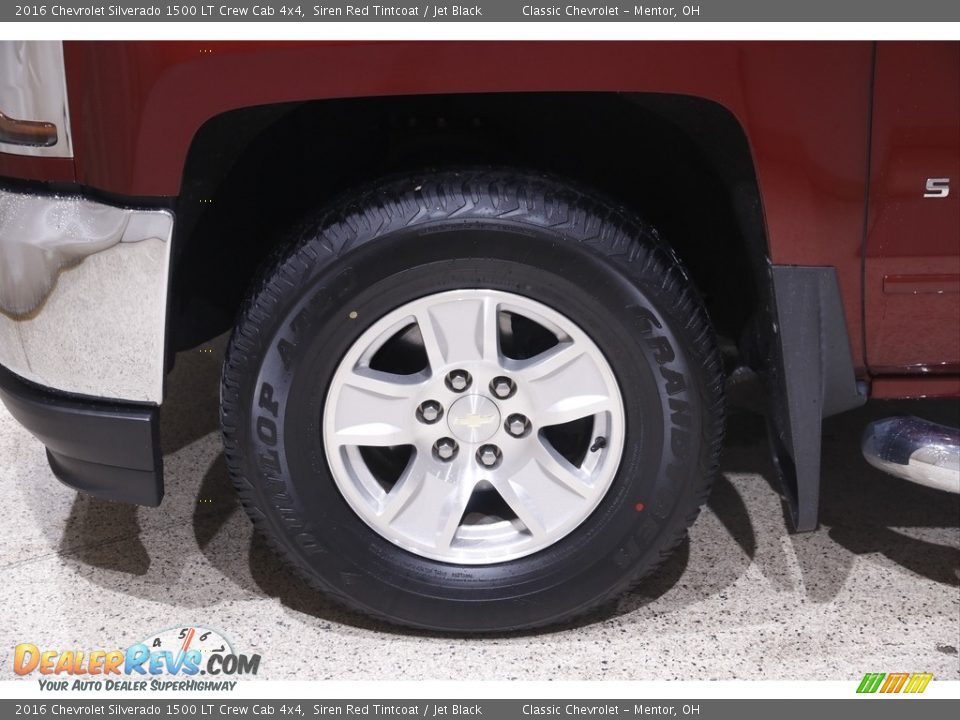 2016 Chevrolet Silverado 1500 LT Crew Cab 4x4 Siren Red Tintcoat / Jet Black Photo #21
