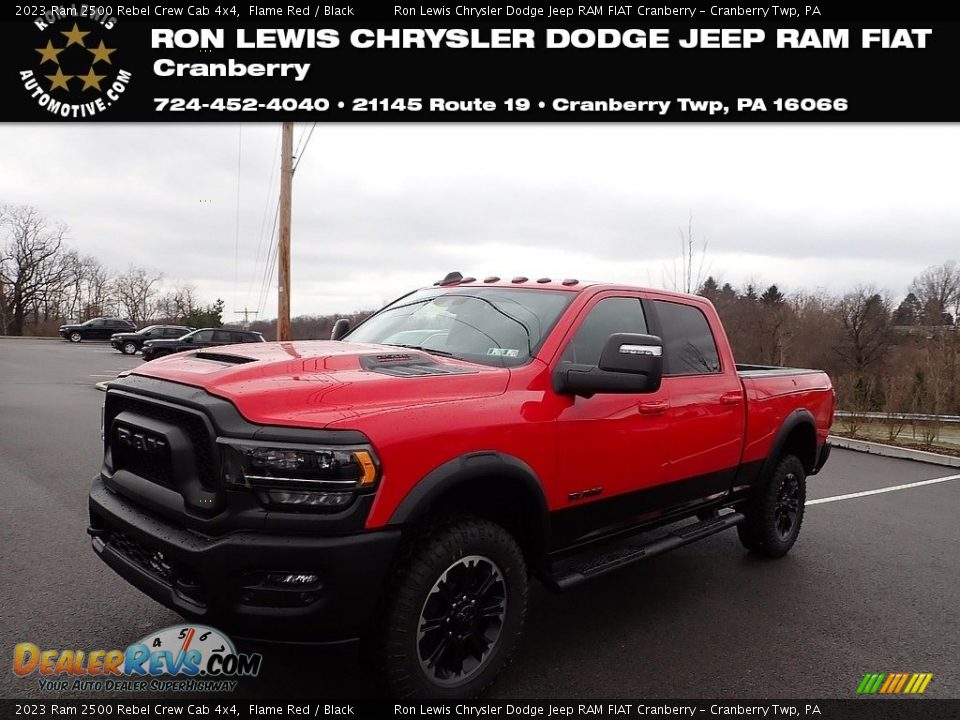 2023 Ram 2500 Rebel Crew Cab 4x4 Flame Red / Black Photo #1