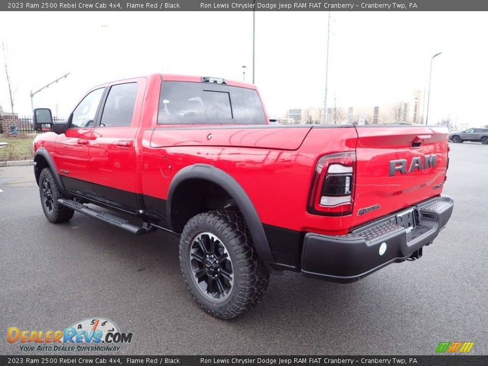 2023 Ram 2500 Rebel Crew Cab 4x4 Flame Red / Black Photo #3