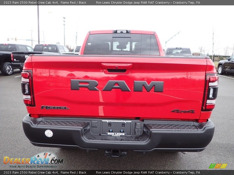 2023 Ram 2500 Rebel Crew Cab 4x4 Flame Red / Black Photo #4