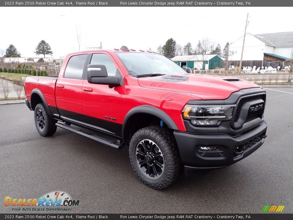 2023 Ram 2500 Rebel Crew Cab 4x4 Flame Red / Black Photo #7