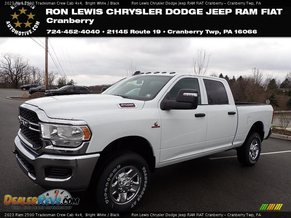 2023 Ram 2500 Tradesman Crew Cab 4x4 Bright White / Black Photo #1