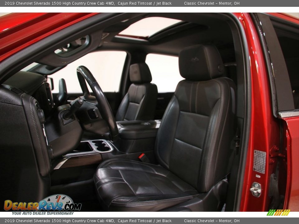 2019 Chevrolet Silverado 1500 High Country Crew Cab 4WD Cajun Red Tintcoat / Jet Black Photo #5