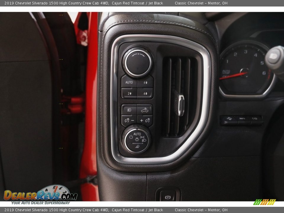 2019 Chevrolet Silverado 1500 High Country Crew Cab 4WD Cajun Red Tintcoat / Jet Black Photo #6
