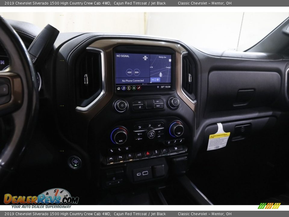2019 Chevrolet Silverado 1500 High Country Crew Cab 4WD Cajun Red Tintcoat / Jet Black Photo #10