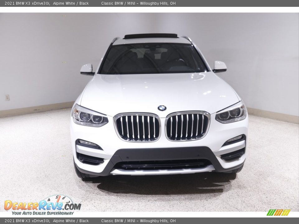 2021 BMW X3 xDrive30i Alpine White / Black Photo #2