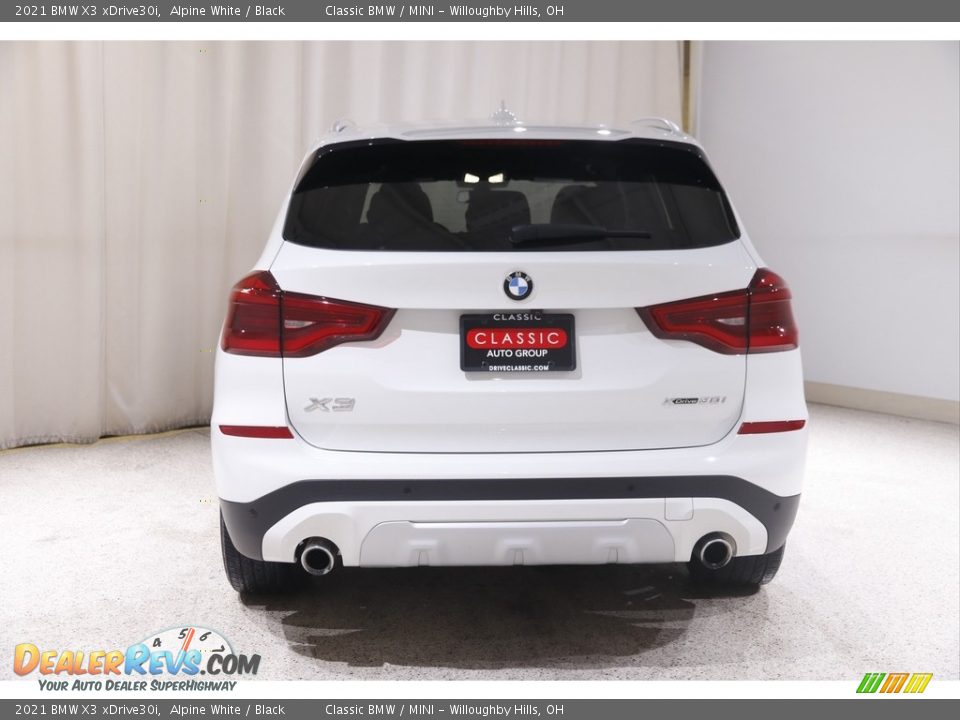 2021 BMW X3 xDrive30i Alpine White / Black Photo #21