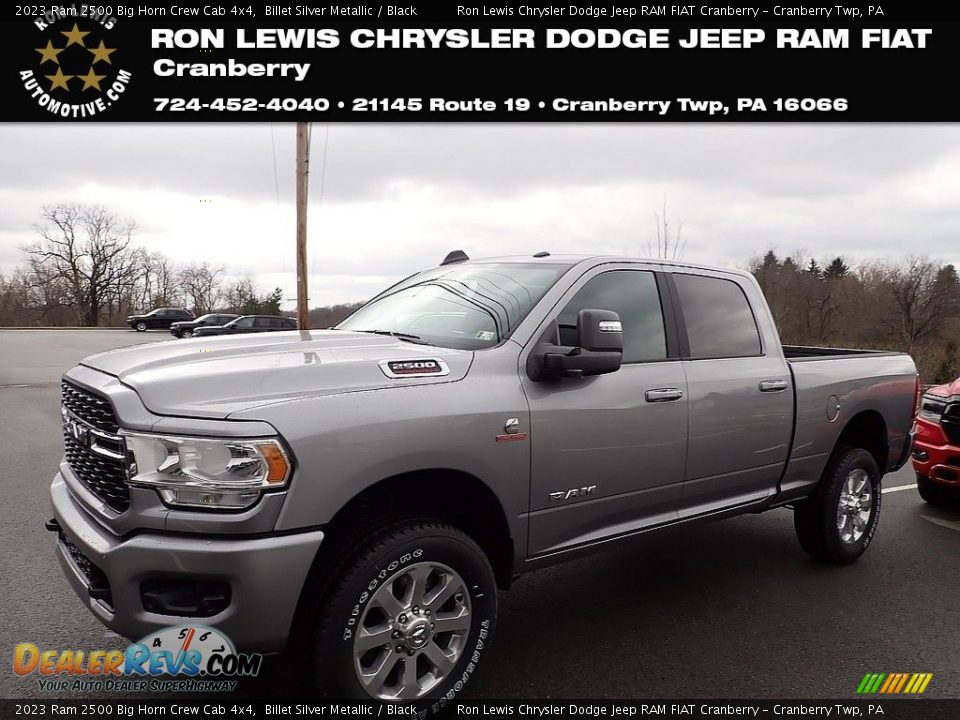 2023 Ram 2500 Big Horn Crew Cab 4x4 Billet Silver Metallic / Black Photo #1