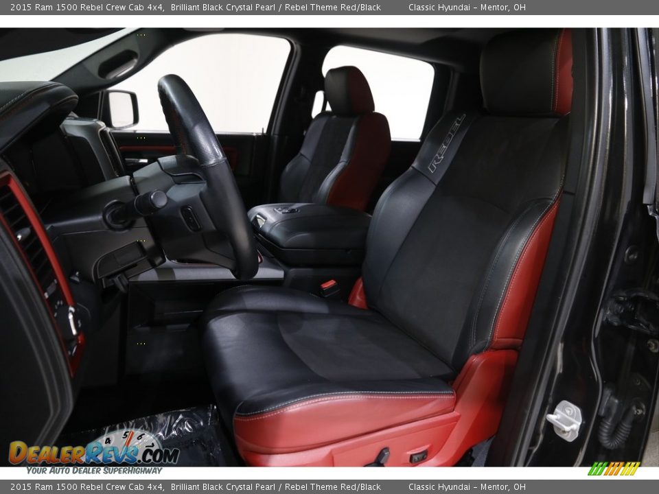 Front Seat of 2015 Ram 1500 Rebel Crew Cab 4x4 Photo #5