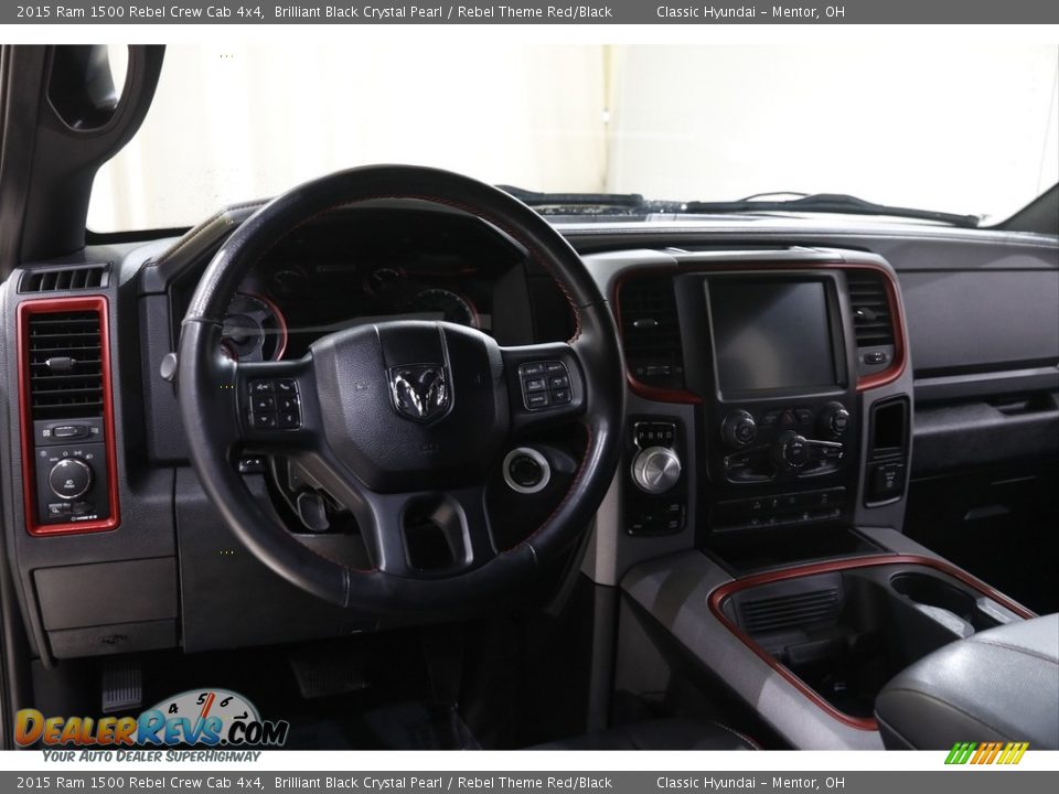 Dashboard of 2015 Ram 1500 Rebel Crew Cab 4x4 Photo #6