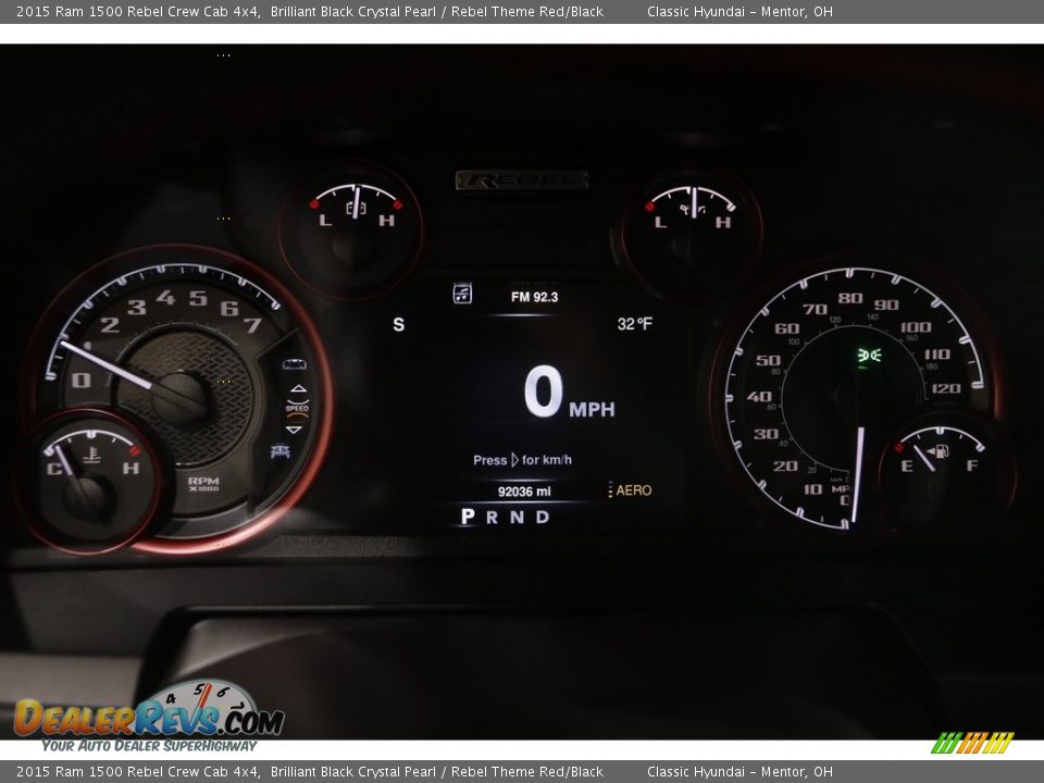 2015 Ram 1500 Rebel Crew Cab 4x4 Gauges Photo #8