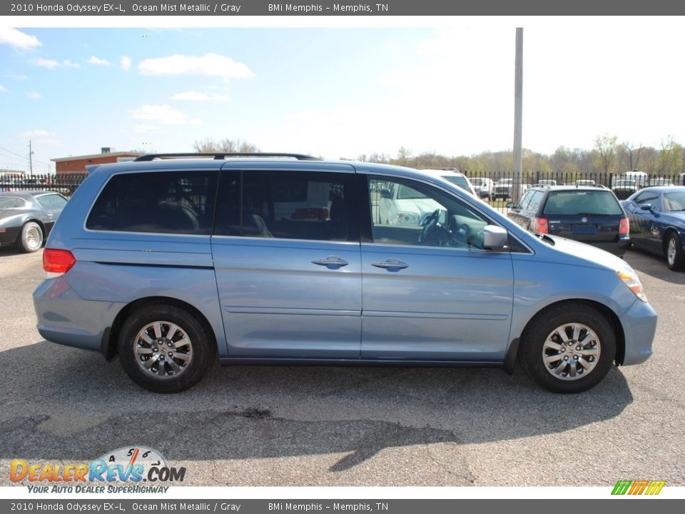 2010 Honda Odyssey EX-L Ocean Mist Metallic / Gray Photo #6