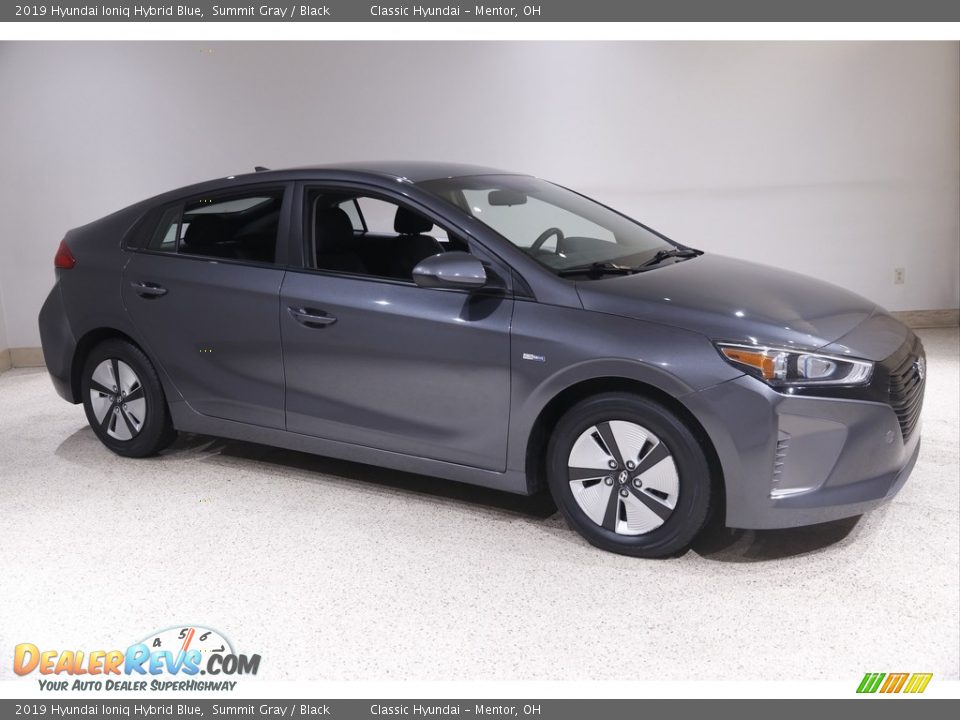 Summit Gray 2019 Hyundai Ioniq Hybrid Blue Photo #1