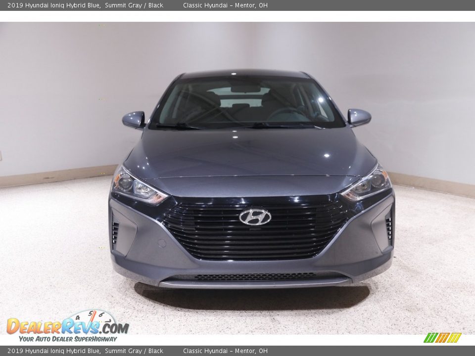 2019 Hyundai Ioniq Hybrid Blue Summit Gray / Black Photo #2