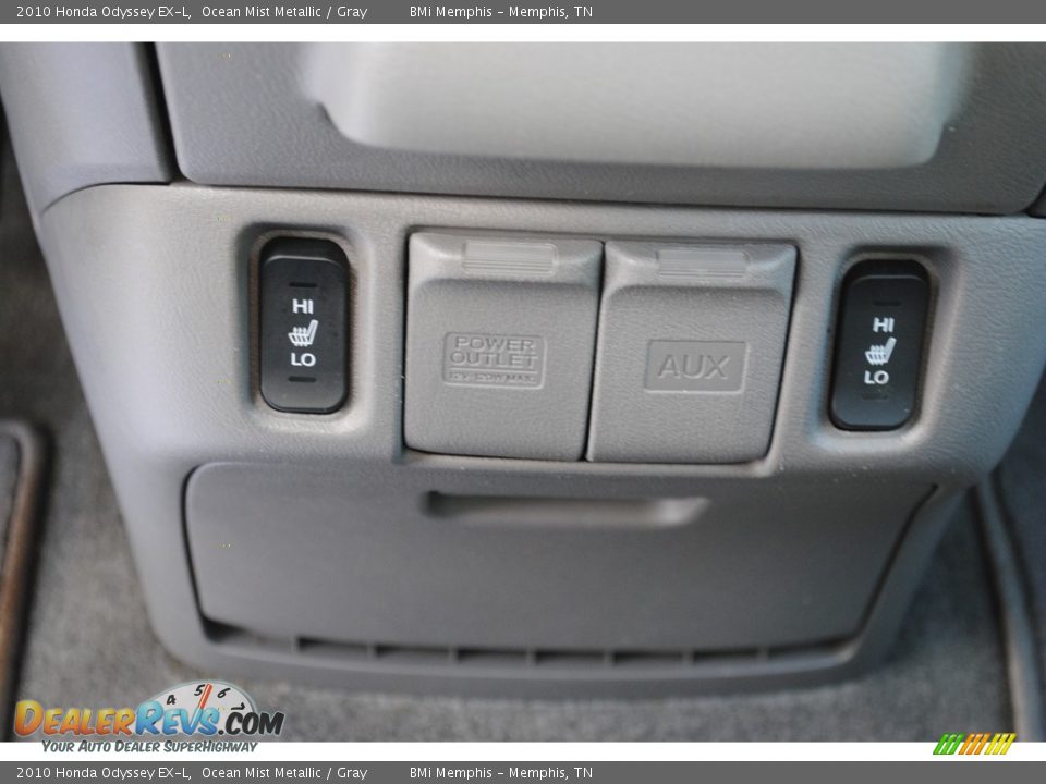 2010 Honda Odyssey EX-L Ocean Mist Metallic / Gray Photo #17