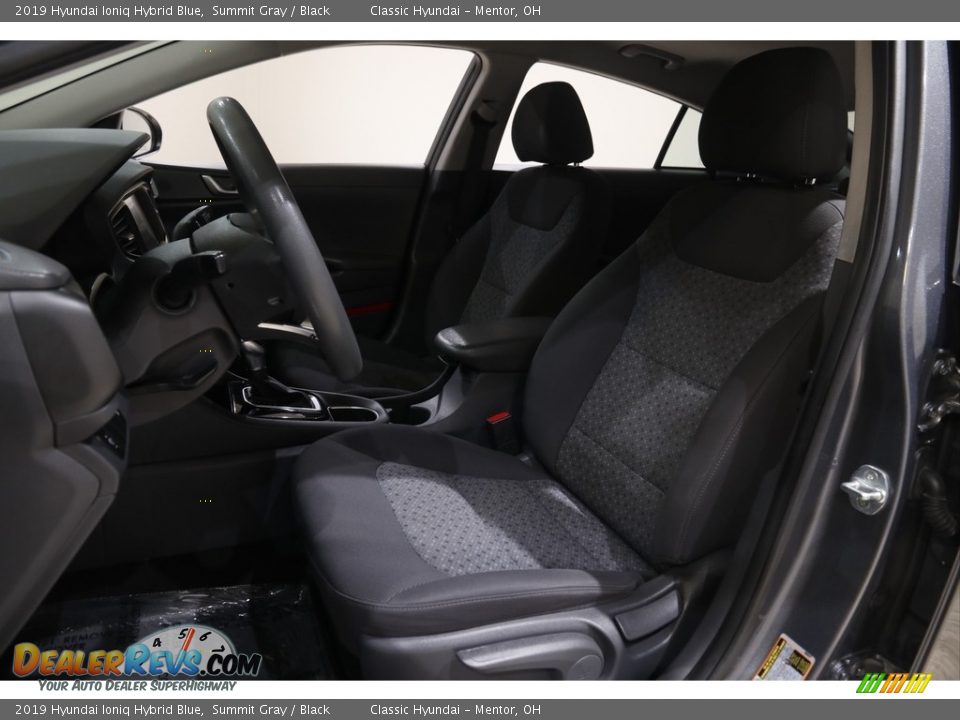 2019 Hyundai Ioniq Hybrid Blue Summit Gray / Black Photo #5