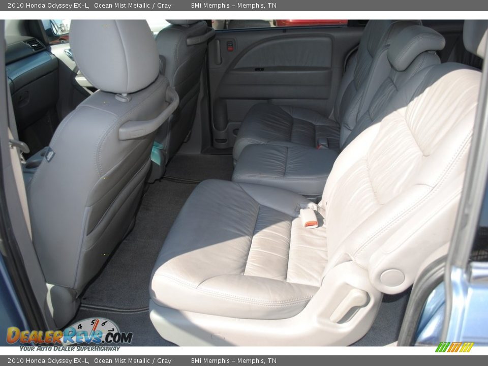 2010 Honda Odyssey EX-L Ocean Mist Metallic / Gray Photo #19