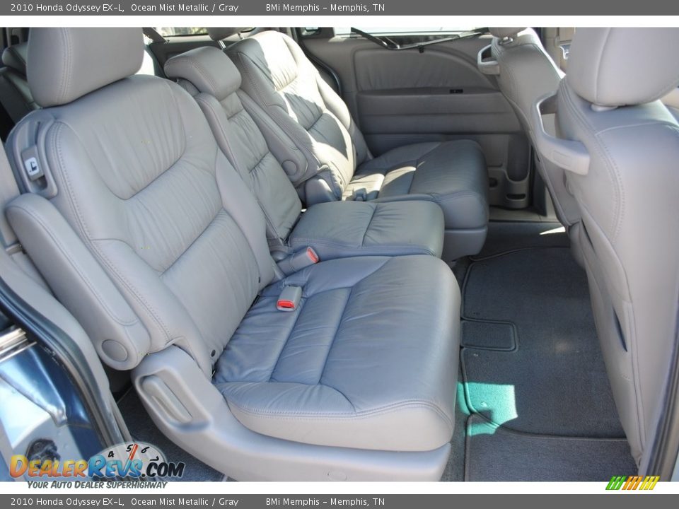 2010 Honda Odyssey EX-L Ocean Mist Metallic / Gray Photo #21