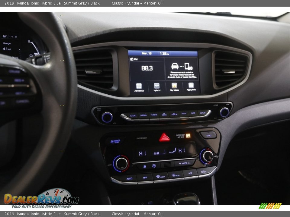 2019 Hyundai Ioniq Hybrid Blue Summit Gray / Black Photo #9