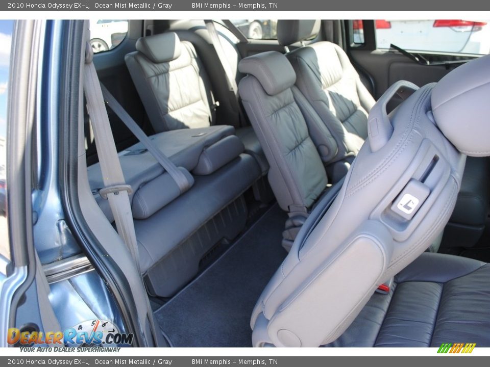 2010 Honda Odyssey EX-L Ocean Mist Metallic / Gray Photo #22