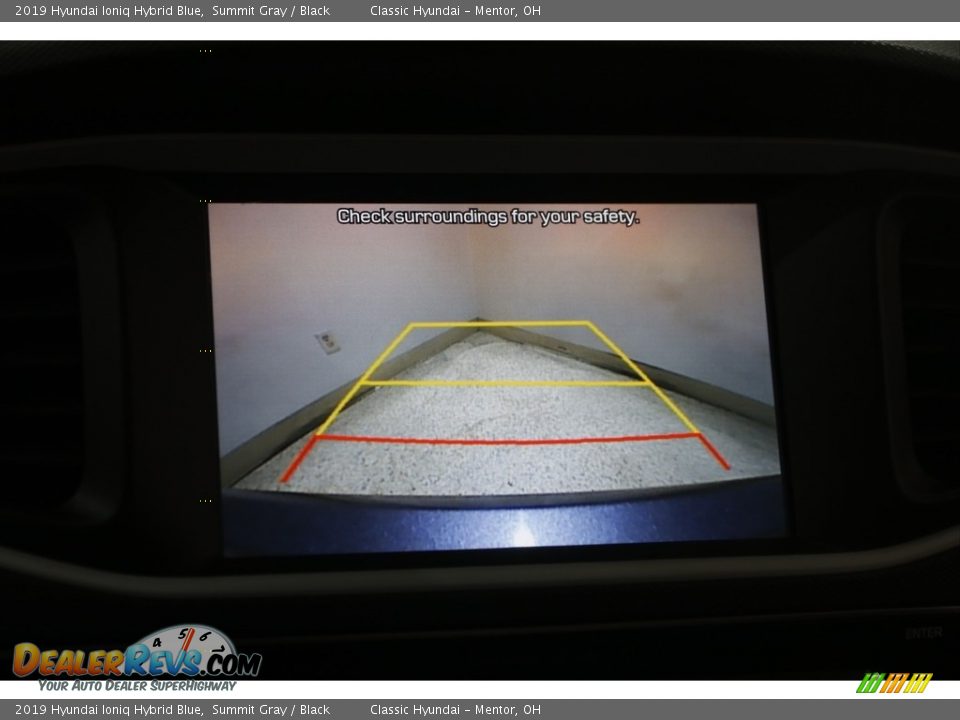2019 Hyundai Ioniq Hybrid Blue Summit Gray / Black Photo #12