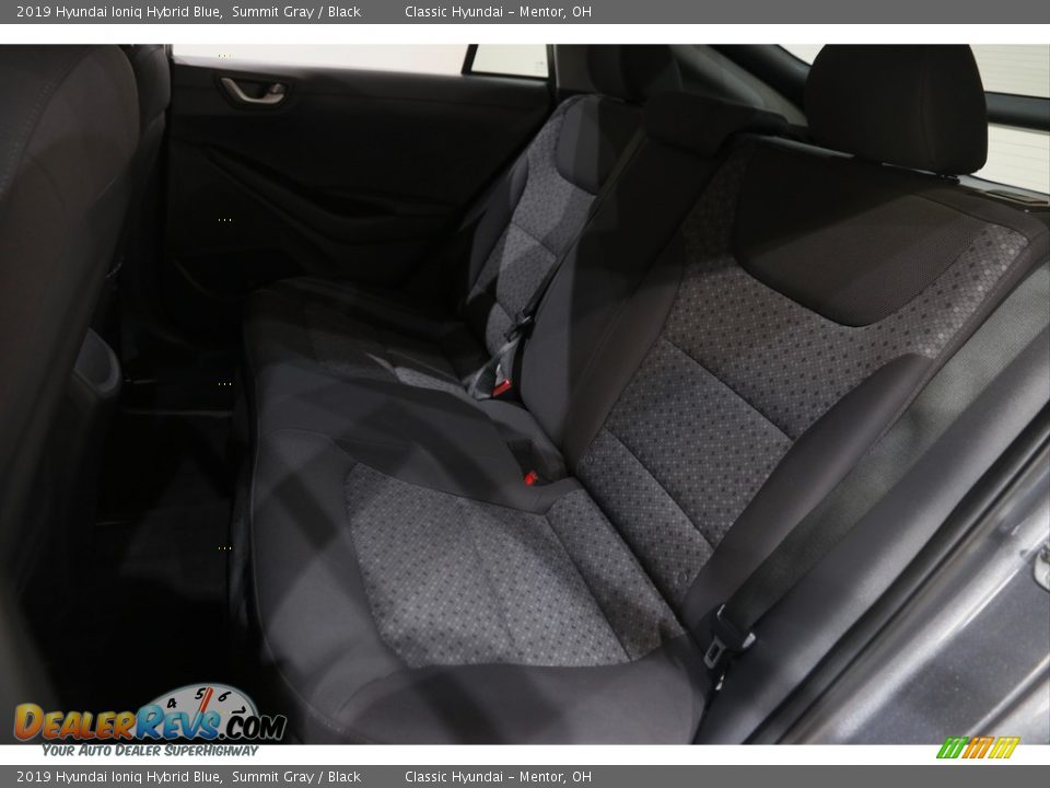 2019 Hyundai Ioniq Hybrid Blue Summit Gray / Black Photo #17