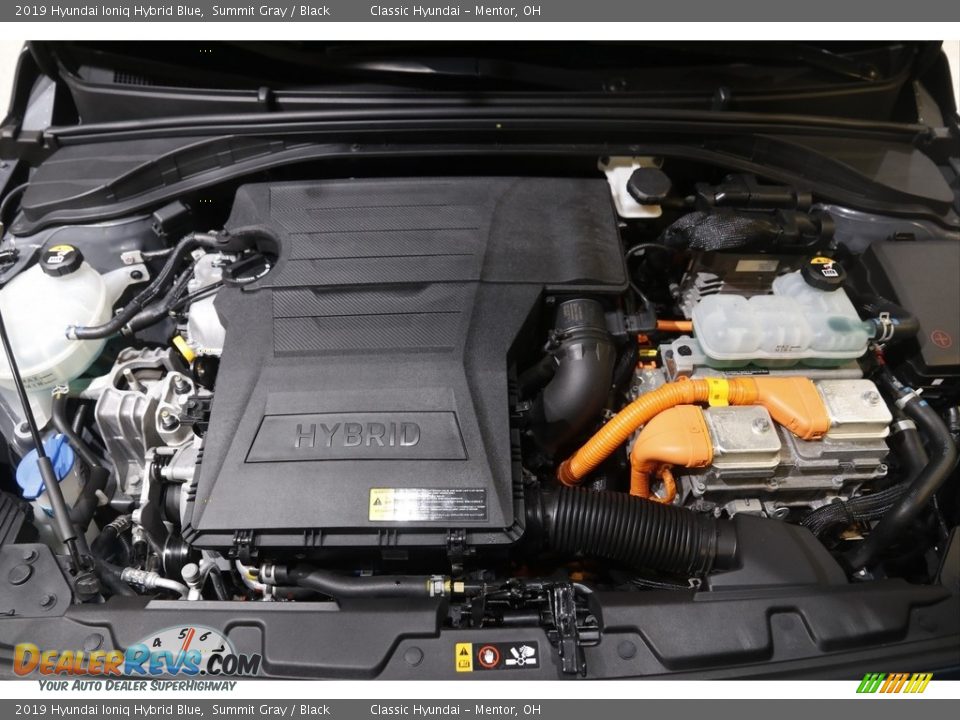 2019 Hyundai Ioniq Hybrid Blue 1.6 Liter DOHC 16-Valve D-CVVT 4 Cylinder Gasoline/Electric Hybrid Engine Photo #19