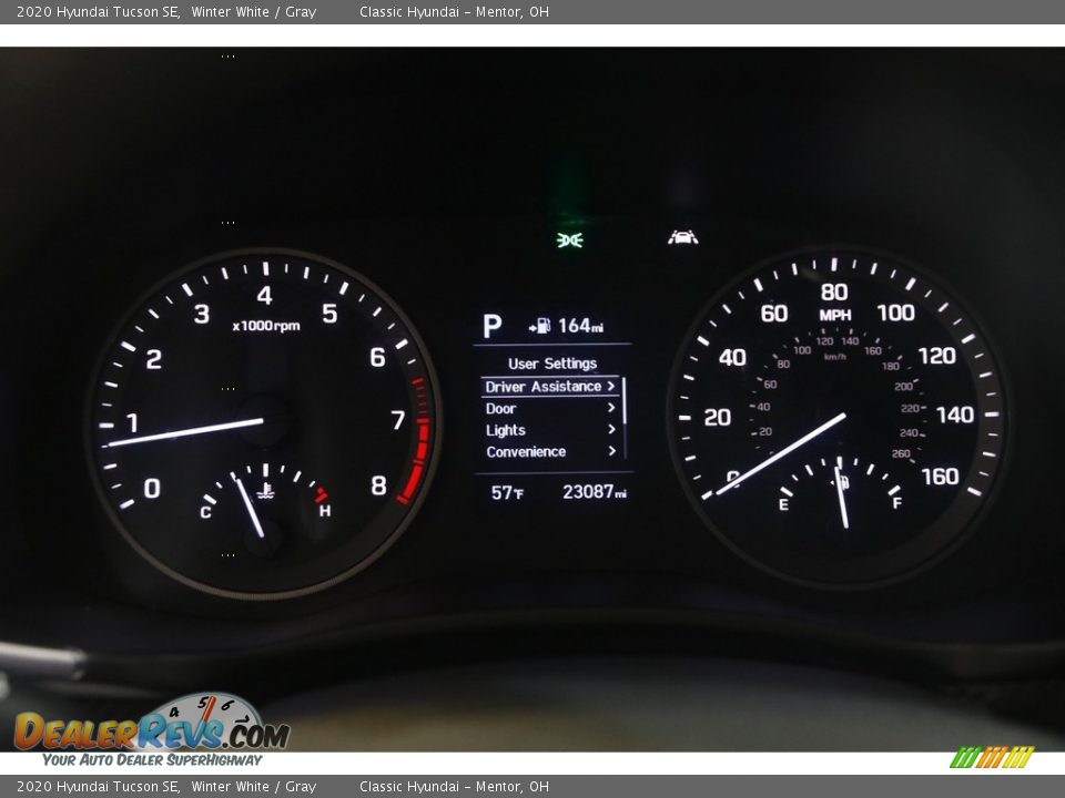 2020 Hyundai Tucson SE Winter White / Gray Photo #8