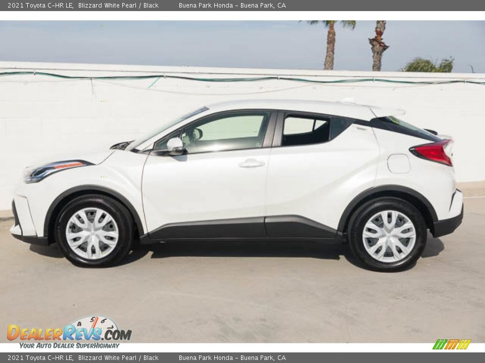 2021 Toyota C-HR LE Blizzard White Pearl / Black Photo #10