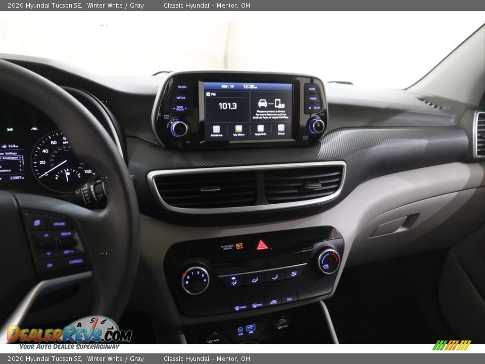 2020 Hyundai Tucson SE Winter White / Gray Photo #9