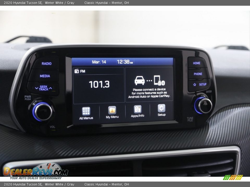 2020 Hyundai Tucson SE Winter White / Gray Photo #10