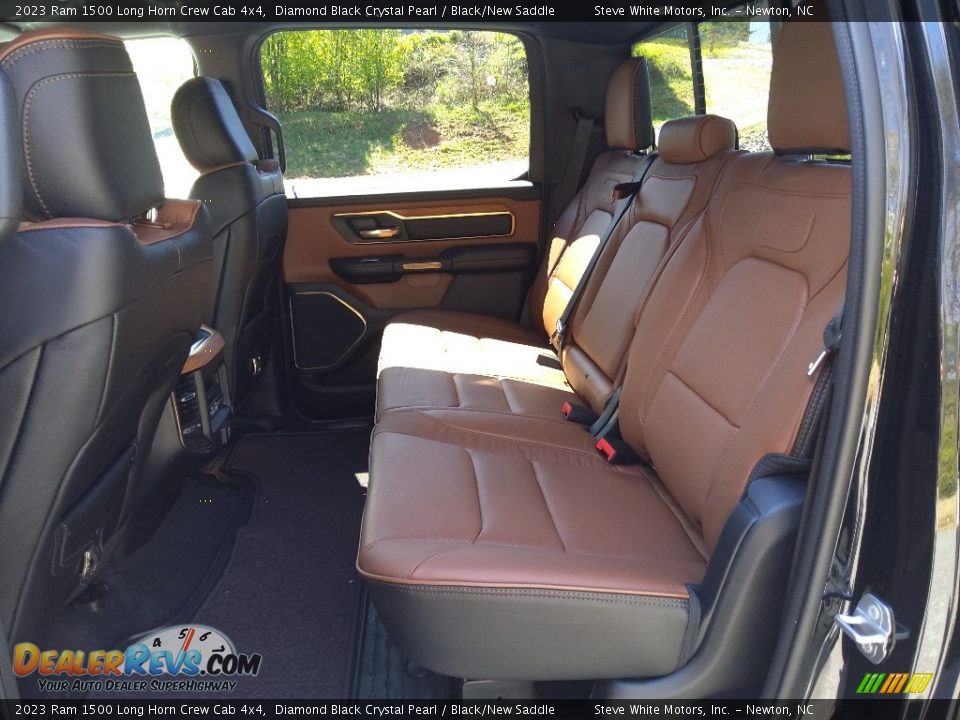 Rear Seat of 2023 Ram 1500 Long Horn Crew Cab 4x4 Photo #16