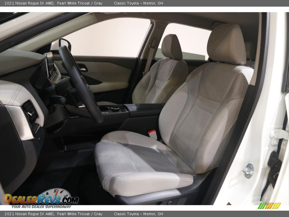 2021 Nissan Rogue SV AWD Pearl White Tricoat / Gray Photo #5