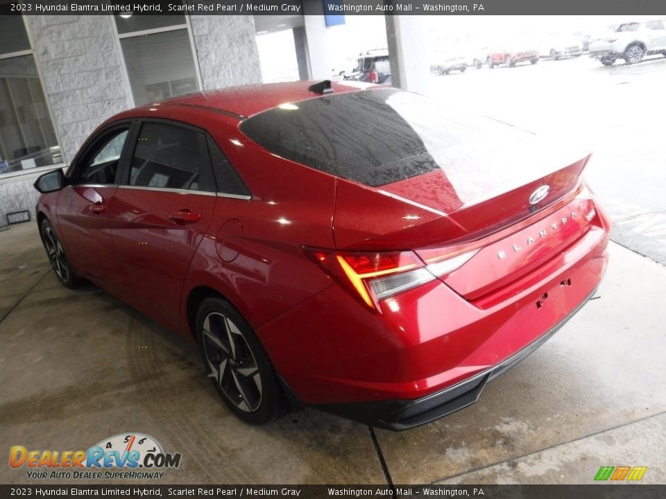 2023 Hyundai Elantra Limited Hybrid Scarlet Red Pearl / Medium Gray Photo #11