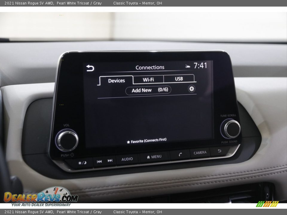 2021 Nissan Rogue SV AWD Pearl White Tricoat / Gray Photo #11