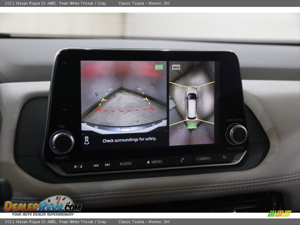 2021 Nissan Rogue SV AWD Pearl White Tricoat / Gray Photo #12