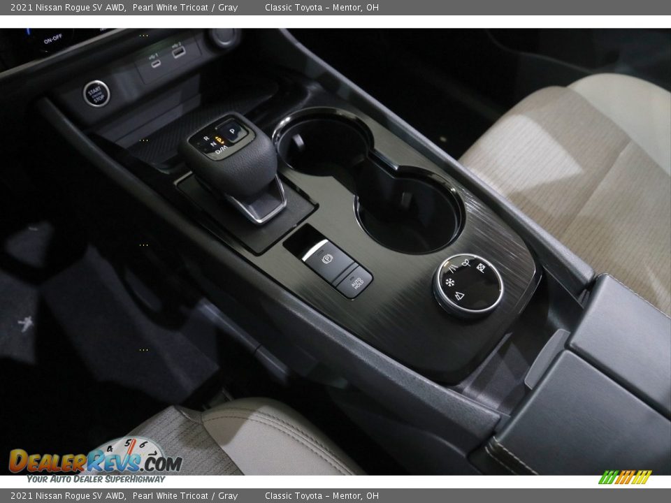 2021 Nissan Rogue SV AWD Pearl White Tricoat / Gray Photo #14