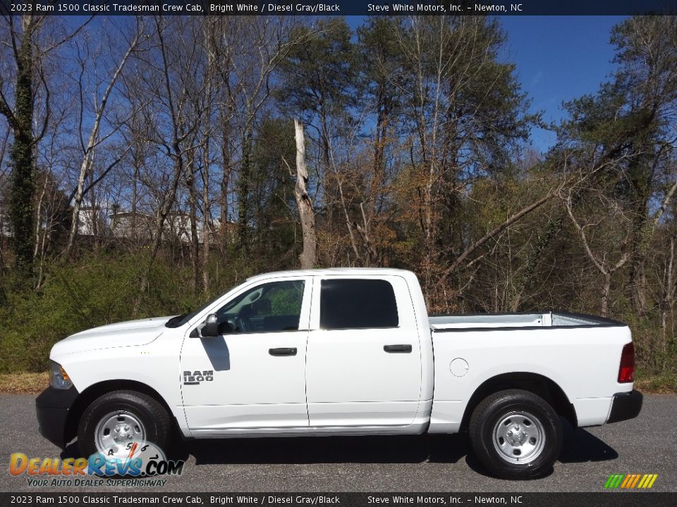 Bright White 2023 Ram 1500 Classic Tradesman Crew Cab Photo #1