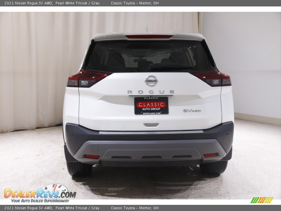 2021 Nissan Rogue SV AWD Pearl White Tricoat / Gray Photo #19