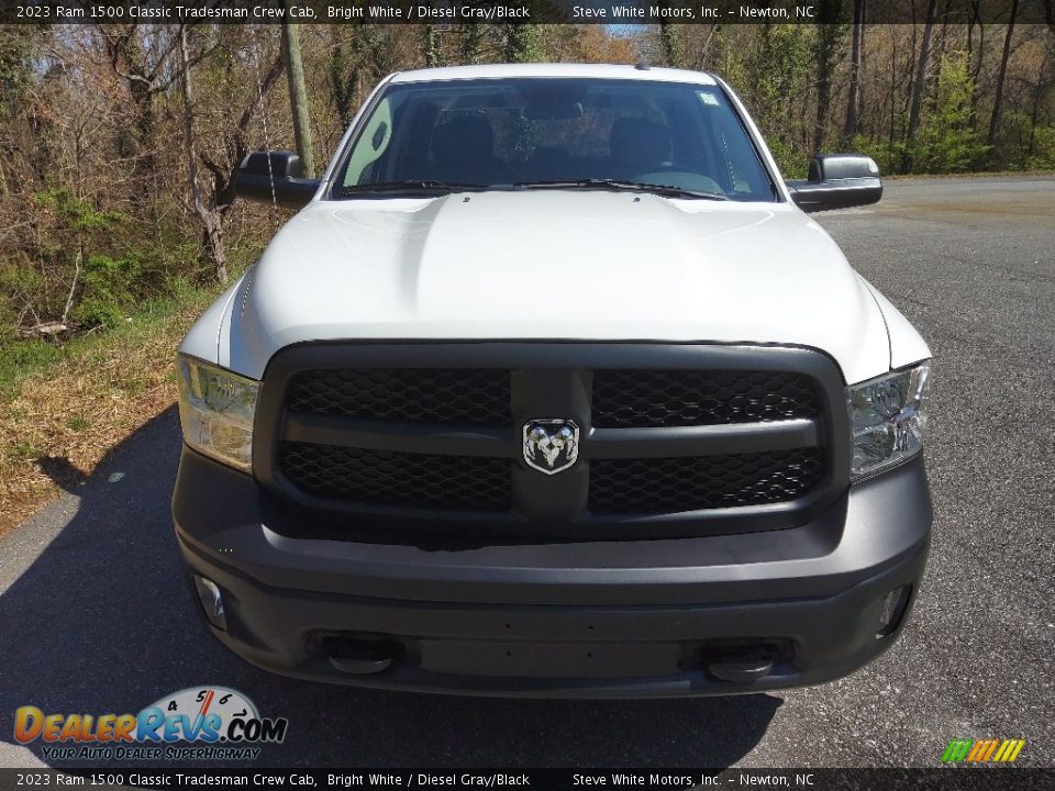 2023 Ram 1500 Classic Tradesman Crew Cab Bright White / Diesel Gray/Black Photo #3