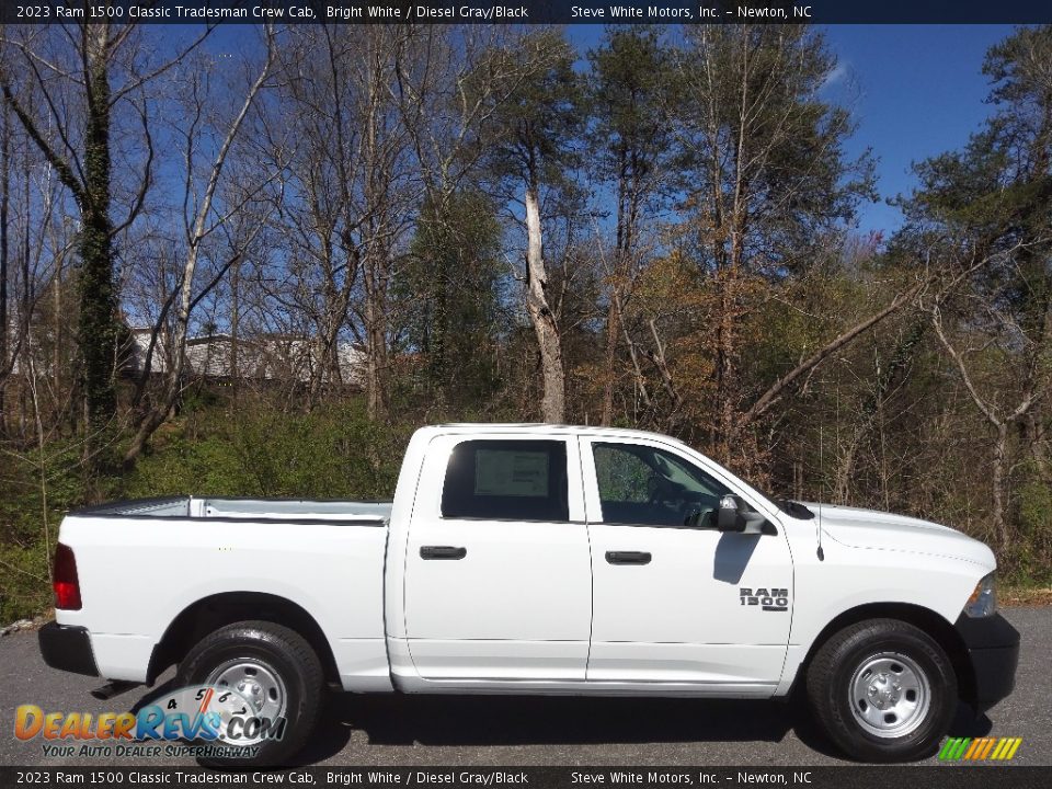 Bright White 2023 Ram 1500 Classic Tradesman Crew Cab Photo #5