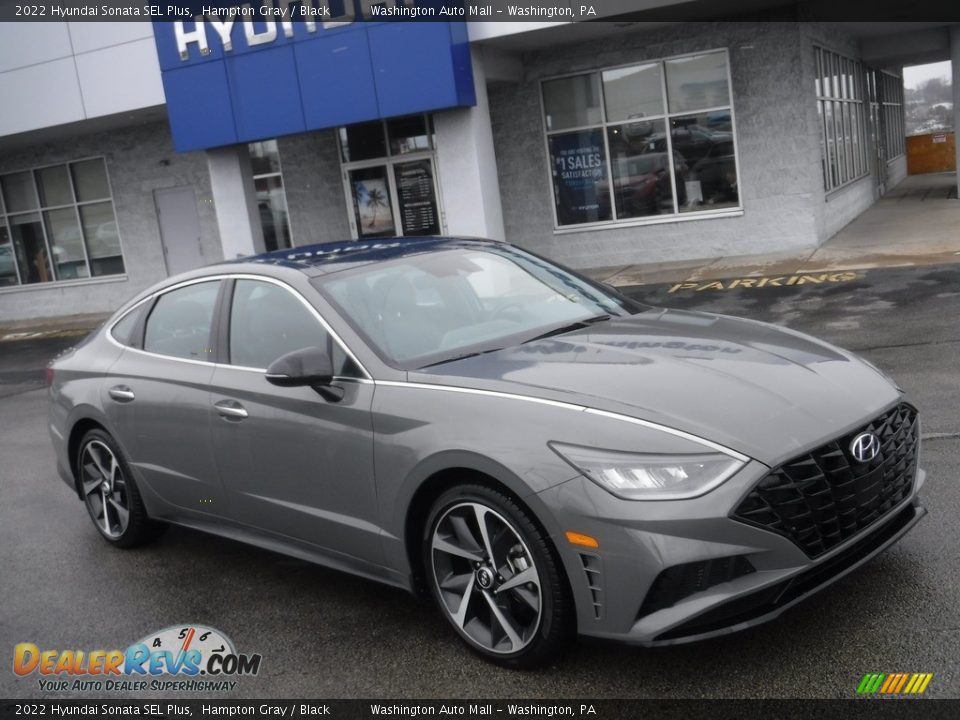2022 Hyundai Sonata SEL Plus Hampton Gray / Black Photo #1