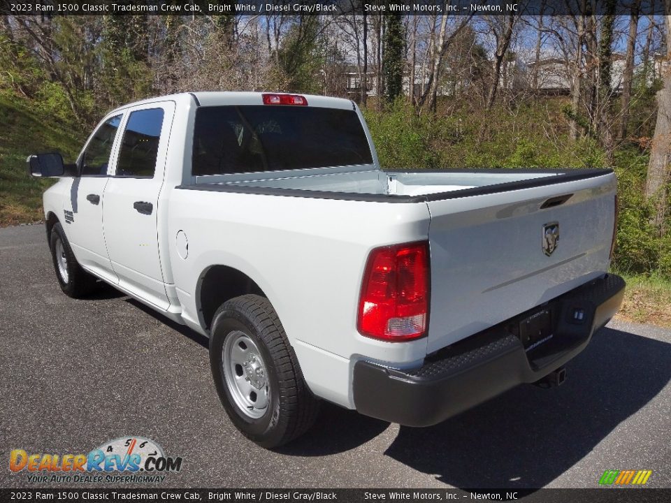 2023 Ram 1500 Classic Tradesman Crew Cab Bright White / Diesel Gray/Black Photo #9