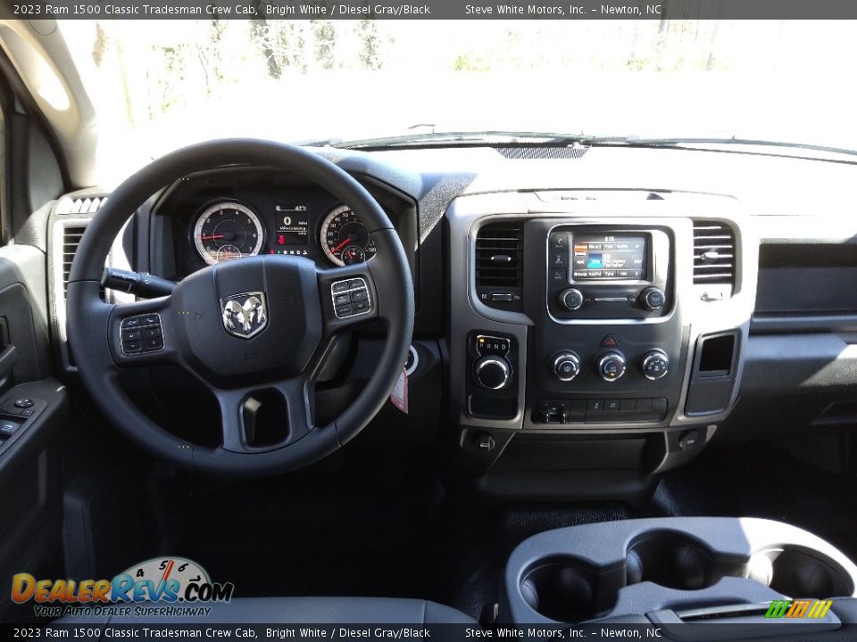 Dashboard of 2023 Ram 1500 Classic Tradesman Crew Cab Photo #17