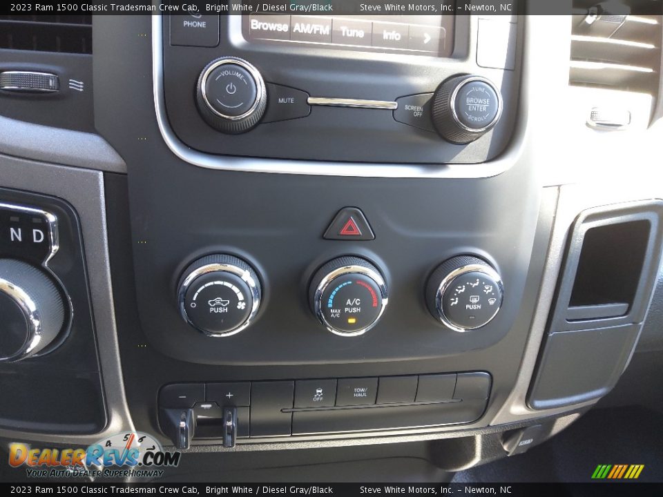 Controls of 2023 Ram 1500 Classic Tradesman Crew Cab Photo #24